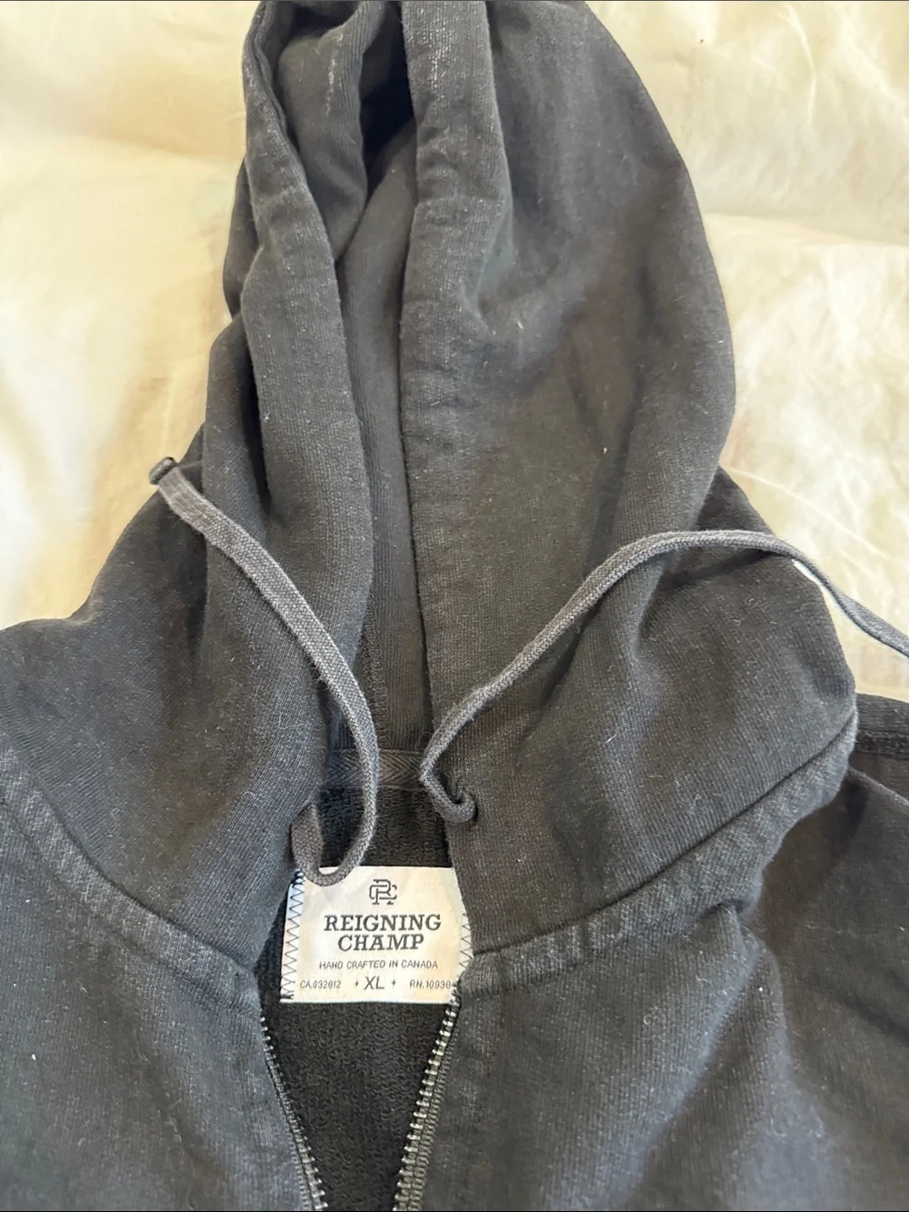 Reigning Champ heavyweight zip